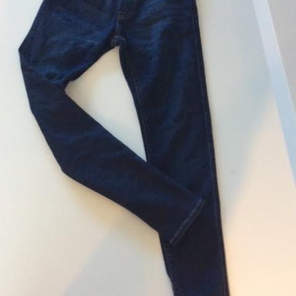 Women's Hollister High Rise Dark Wash Super Skinny Jeans W 28/L30 - Picture 1 of 3